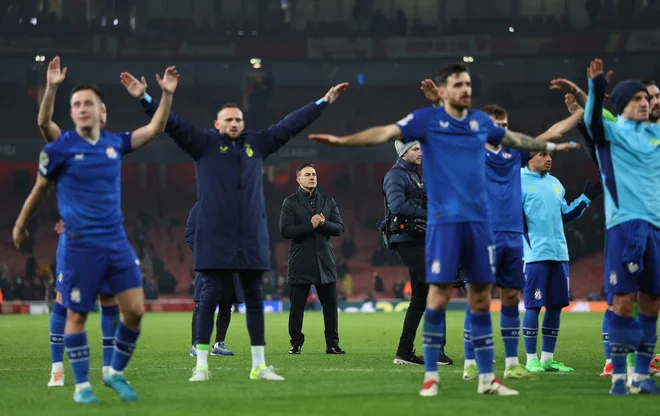 Fabio Cannavaro se je veselil zmage z nogometaši Dinama. FOTO: Foto Toby Melville/Reuters