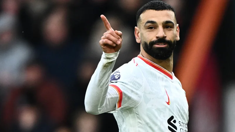 Neustavljivi Mohamed Salah je Liverpoolov vlečni konj. FOTO: Dylan Martinez/Reuters