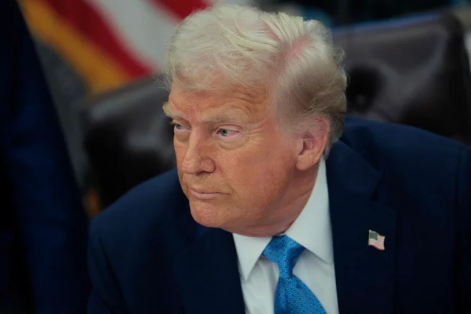 Trump trdi, da bo kratkoročna bolečina dolgoročno koristila ameriškemu gospodarstvu, analitiki pa opozarjajo, da bi lahko carine imele trajne negativne posledice. FOTO: Chip Somodevilla/Getty Images/AFP