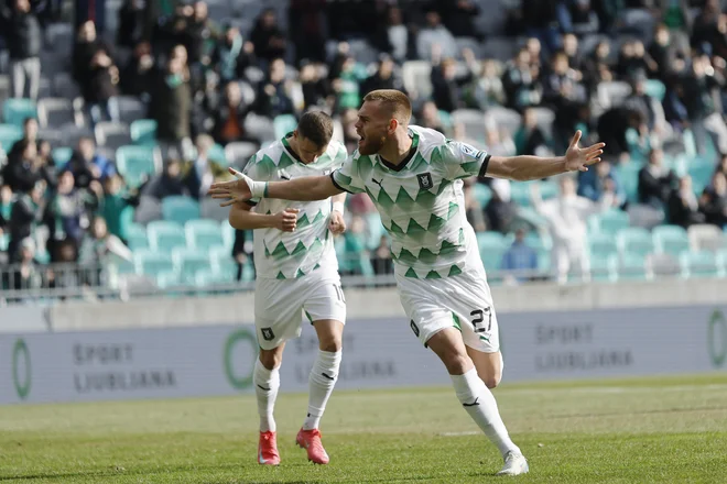 Alex Tamm je zadel na svoji drugi zaporedni tekmi za Olimpijo. FOTO: Leon Vidic