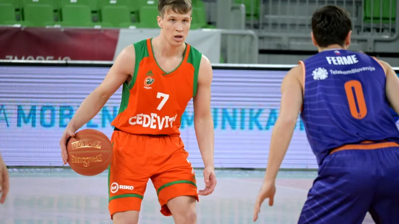 Dan Duščak je novinec v slovenski košarkarski reprezentanci. FOTO: Cedevita Olimpija