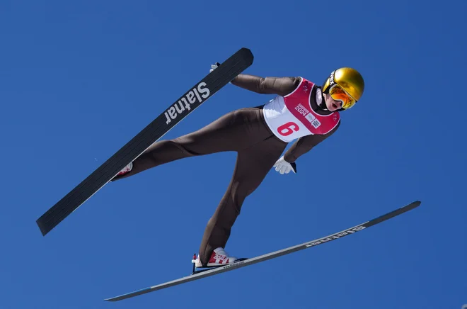 Tia Malovrh (na fotografiji) se je skupaj z Mašo Likozar Brankovič na MSP v Lake Placidu veselila srebrne kolajne na šprinterski tekmi dvojic. FOTO: Reuters
