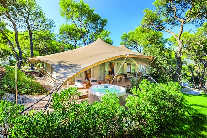 Arena One 99 Glamping – razkošen glamping na jugu Istre. FOTO: Andrej Folo