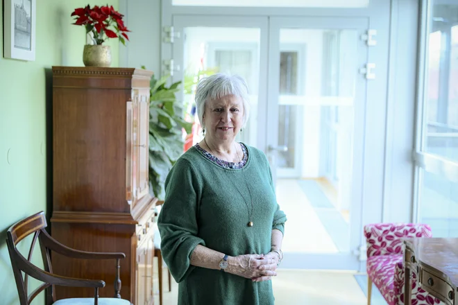 Jane Coyle je študirala na Sorboni v Parizu in diplomirala na Univerzi v Leicestru, kariero pa začela pri londonski založniški hiši Faber &amp; Faber. FOTO: Jože Suhadolnik/Delo