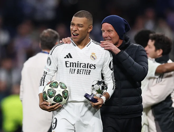 Kylian Mbappe je bil izbran za igralca tekme. FOTO: Violeta Santos Moura/Reuters
