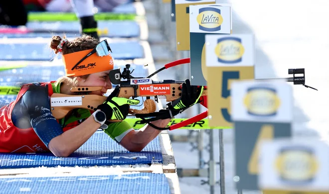 Lena Repinc je prispevala svoj delež k šestemu mestu. FOTO: Denis Balibouse/Reuters
