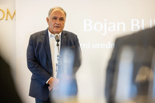 Bojan Budja, odgovorni urednik Dela in Slovenskih novic FOTO: Črt Piksi