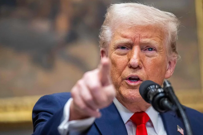 Ameriški predsednik Donald Trump FOTO: Roberto Schmidt/AFP