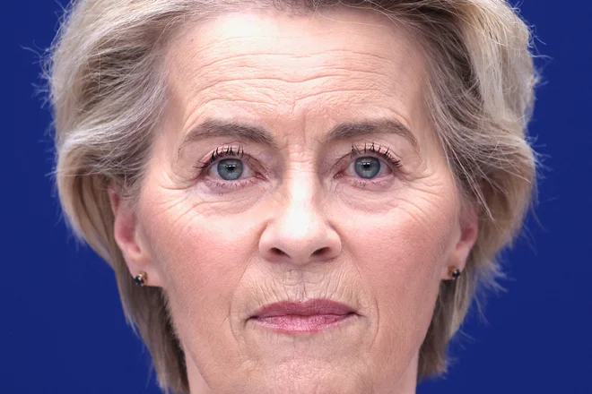 Predsednica evropske komisije Ursula von der Leyen. FOTO: Yves Herman/Reuters