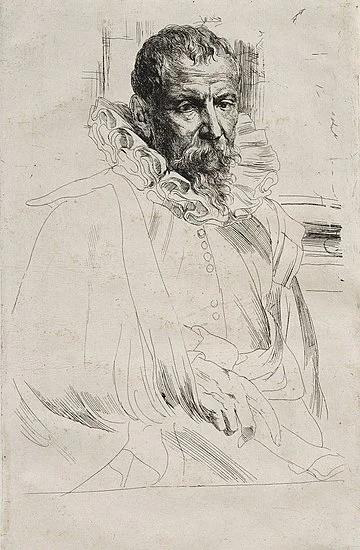 Peter Brueghel mlajši na portretu Anthonyja Van Dycka.

FOTO: Wikipedia