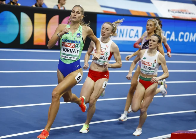 Anita Horvat je zanesljivo napredovala v polfinale. FOTO: Piroschka Van De Wouw/Reuters