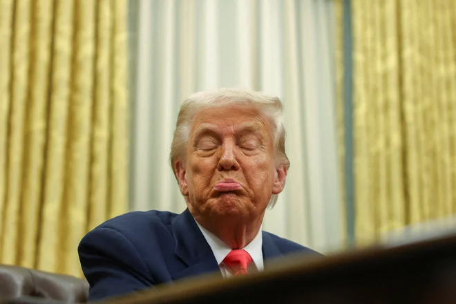Podjetje Maxar Technologies je na zahtevo Trumpove administracije onemogočilo dostop Ukrajine do satelitskih posnetkov. FOTO: Evelyn Hockstein/Reuters