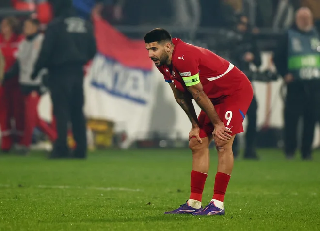 Aleksandar Mitrović je pogosto nepredvidljiv. FOTO: Marko Đurica/ Reuters