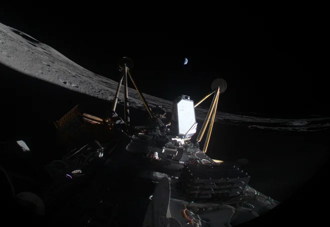 Overturned Athena « dead » on the moon