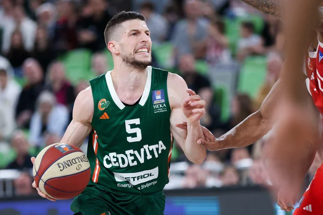 Aleksej Nikolić je bil med junaki Olimpijine zmage. FOTO: Filip Barbalić/KK Cedevita Olimpija