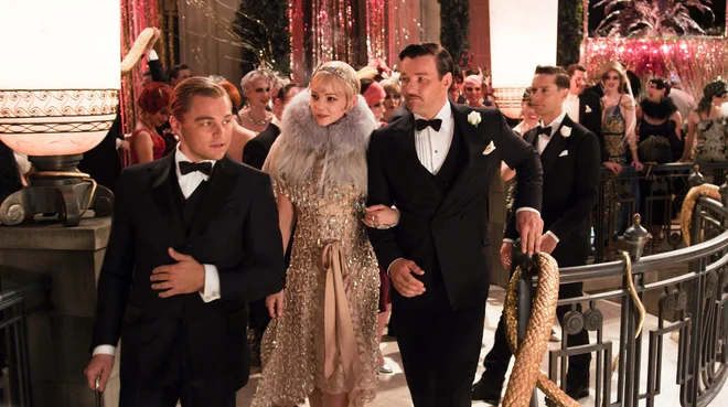 Tom in Daisy Buchanan v filmu Veliki Gatsby iz leta 2013. FOTO: Warner Bros. Press Release