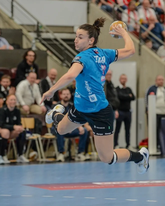 Tjaša Stanko je bila edina svetla točka v ekipi. FOTO: RK Krim/facebook