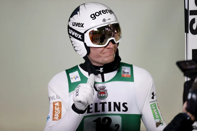 Anže Lanišek je ujel pravo formo ob pravem času, tudi Planica naj bi mu ustrezala. FOTO: Pepe Korteniemi/AFP