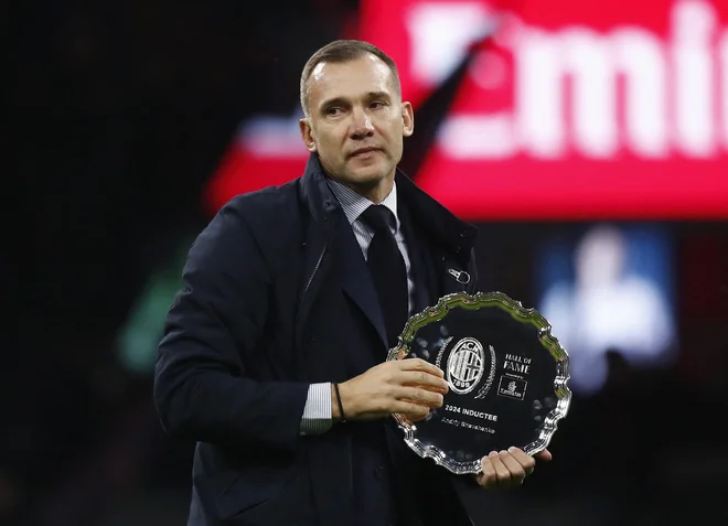 Andrej Ševčenko, ki je letos postal član Milanove hiše slavnih,  ni bil le odličen nogometaš, je o Ukrajincu povedal njegov nekdanji soigralec pri Chelseaju Wayne Bridge. FOTO: Alessandro Garofalo/Reuters