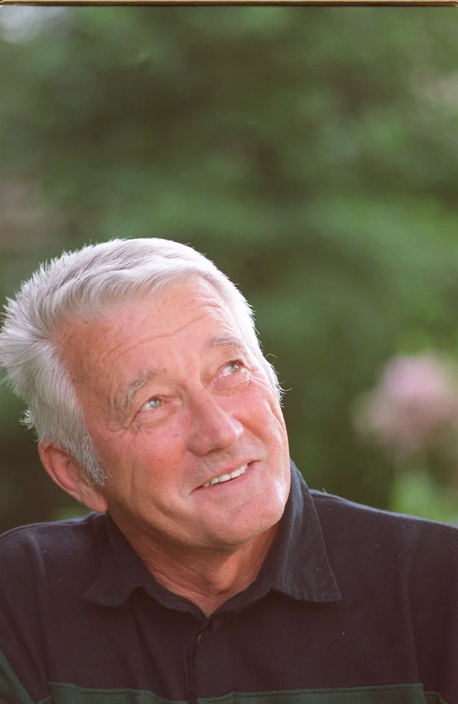 Jože Mušič na fotografiji leta 2000. FOTO: Ljubo Vukelič/Delo