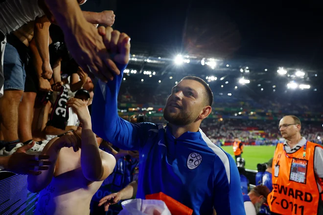 Žan Vipotnik jo je pošteno zuagodel Leedsu v bitki za napredovanje v premier league. FOTO: Lee Smith/Reuters