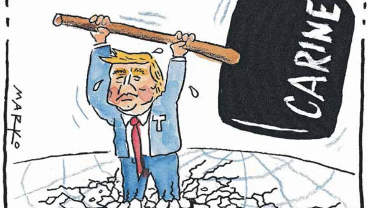 Na mah. KARIKATURA: Marko Kočevar