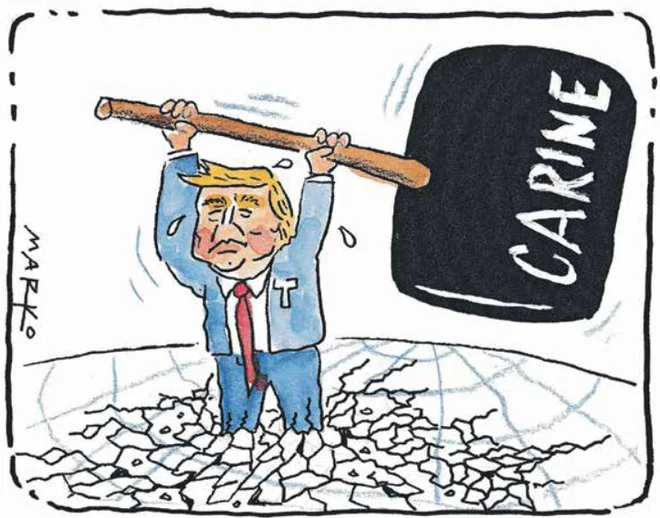 Na mah. KARIKATURA: Marko Kočevar