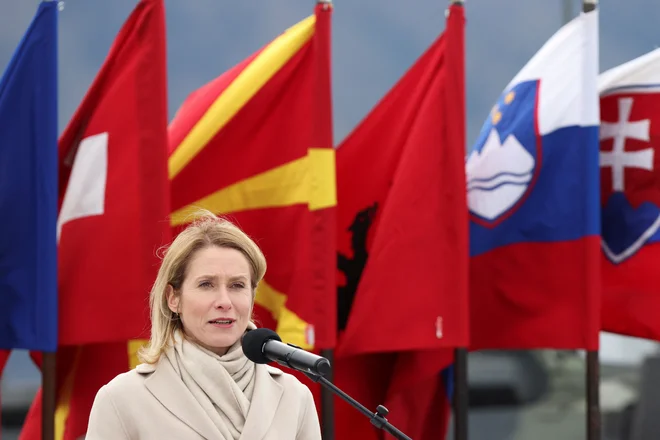 Kaja Kallas se je mudila v Bosni in Hercegovini. FOTO: Amel Emric/Reuters