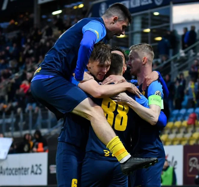 Celjani so se veselili težko prigarane zmage. FOTO: NK Celje/instagram