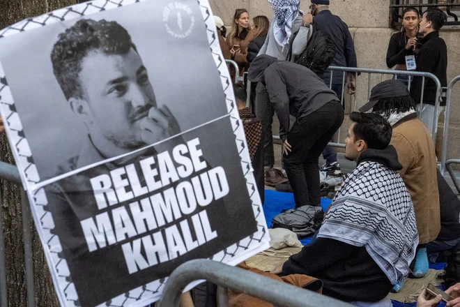 Protesti za Mahmouda Khalila. FOTO: David Dee Delgado/Reuters