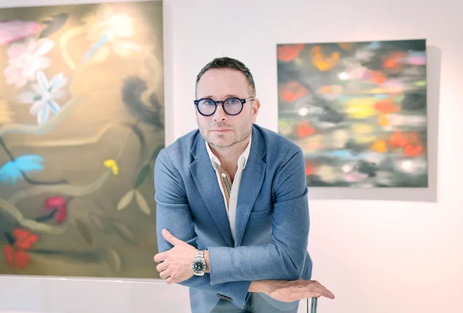 Zoran Đukić: »V Stoji prepletamo čas in prostor, prepletamo umetnost in nepremičnine.« FOTO: Blaž Samec