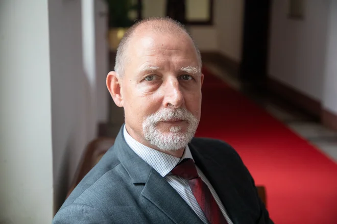 Gregor Majdič bo Univerzo v Ljubljani vodil še štiri leta. FOTO: Voranc Vogel/Delo
