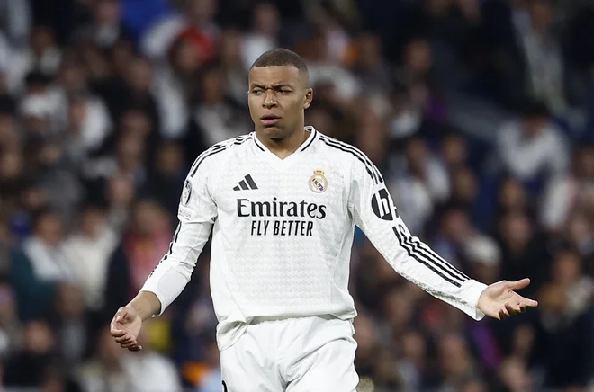 Kylian Mbappe ostaja brez naslova lige prvakov. FOTO: Juan Medina/Reuters