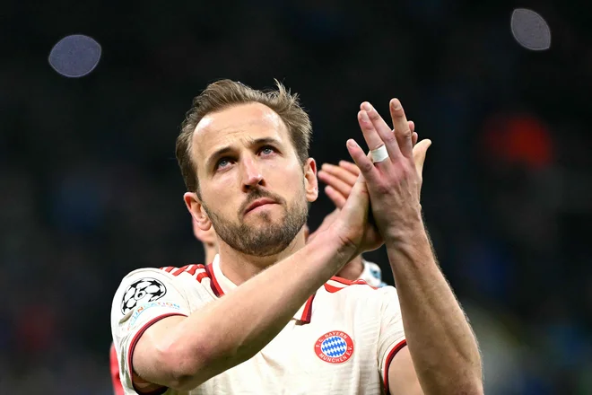 Harry Kane ni mogel rešiti Bayerna. FOTO: Alberto Pizzoli/AFP