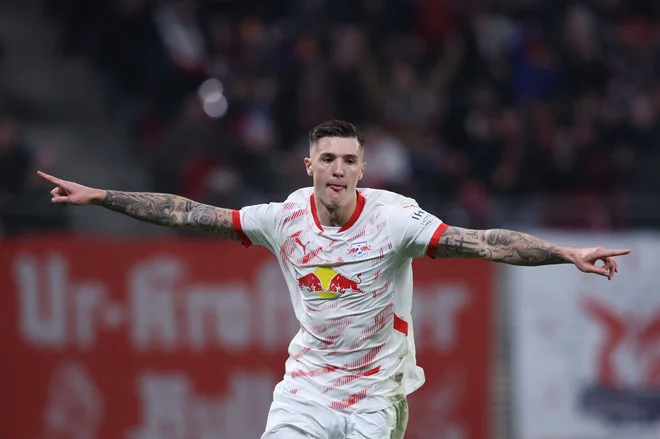 Med Šeškom in RB Leipzigom naj bi obstajal nekakšen »džentelmenski dogovor«. FOTO: Ronny Hartmann/AFP