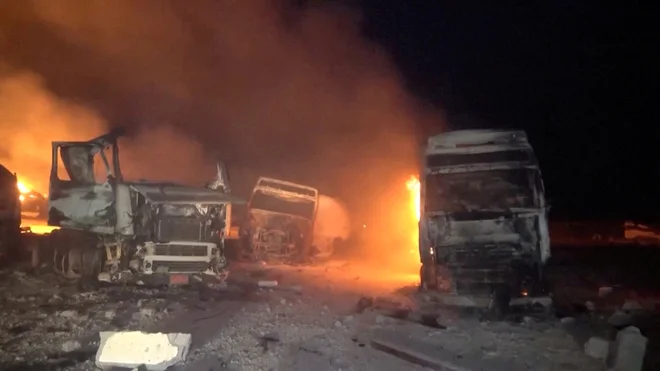 ZDA so napadle civilno infrastrukturo Jemna. FOTO: Al-masirah Tv Via Reuters