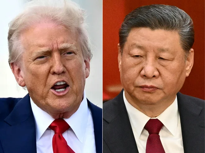 Kitajski predsednik Xi Jinping je prikrito zagrozil državam, ki bi sklenile nove trgovinske sporazume z ZDA. FOTO: Mandel Ngan/AFP