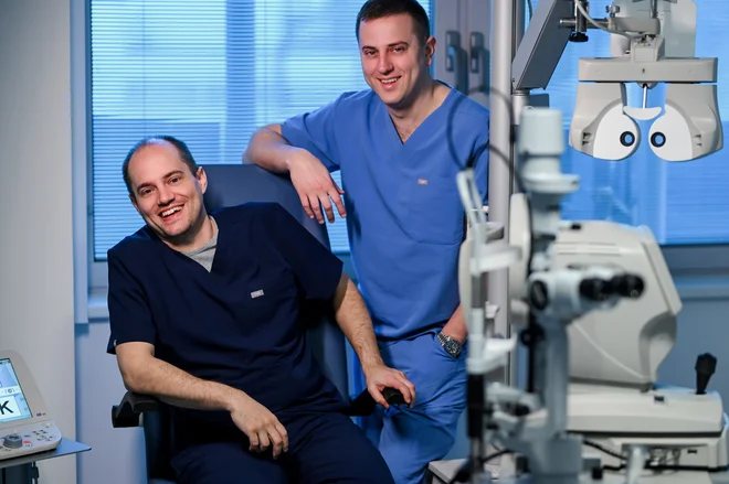 dr. Ivan in dr. Krešimir Gabrić FOTO: Klinika Svjetlost
