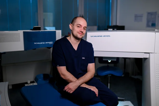 Dr. Ivan Gabrić je postal prepoznaven obraz laserske odprave dioptrije z razvijanjem tretje generacije metode Smart Sight. FOTO: Klinika Svjetlost