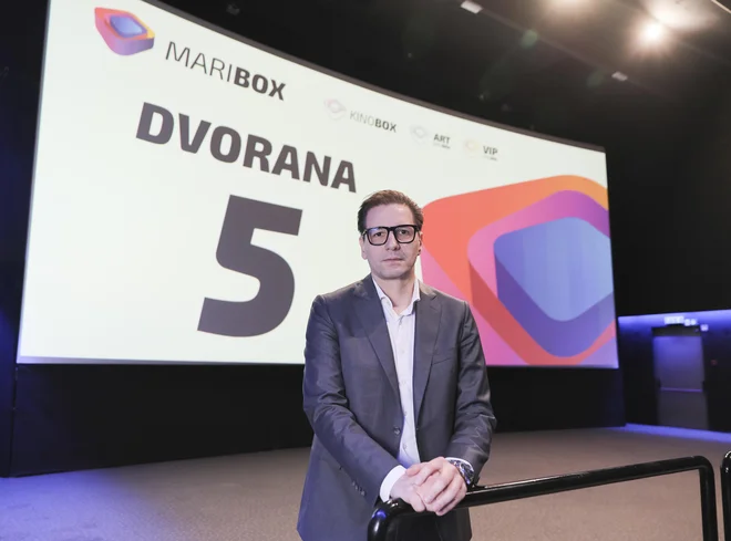 Stipe Jerić: »Maribox že nekaj let ni več samo kinocenter, saj poleg filmskih projekcij pripravljamo različne poslovne dogodke.« FOTO: Jože Suhadolnik