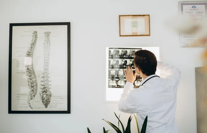 Hrbtenica, ki s svojimi 33 deli daje podporo telesu, je skoraj čudežni organ, veliko prenese, a se nam zdi, da nas že hitro opozarja z močnimi bolečinami. FOTO: Depositphotos