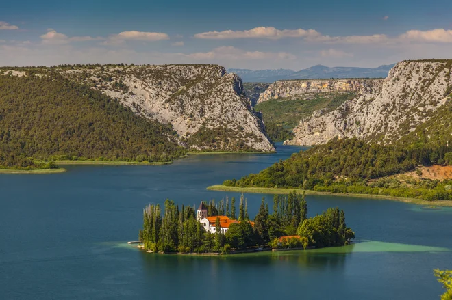 Otok Visovac, Narodni park Krka FOTO: Zoran Jelača