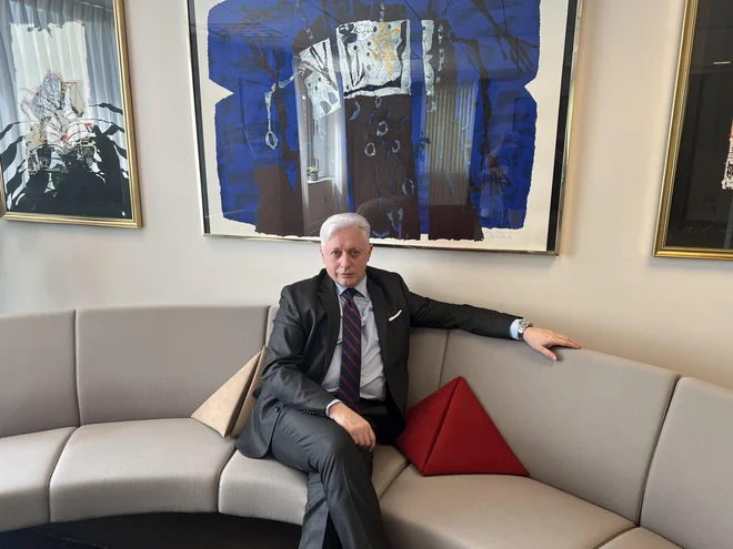 Slovenski veleposlanik v ZDA Iztok Mirošič: »Večjo evropsko samostojnost bo morda prinesla tudi jesenska uvedba digitalnega evra.« FOTO: Barbara Kramžar