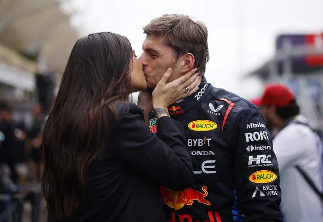 Max Verstappen in Kelly Piquet pričakujeta otroka. FOTO: Amanda Perobelli/Reuters