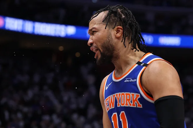 Jalen Brunson je utišal domače navijače. FOTO: Gregory Shamus/AFP