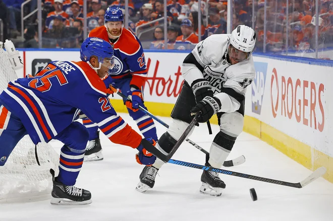 Kopitar je končal sezono. FOTO: Perry Nelson/Reuters