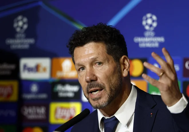 Trener Diego Simeone vodi Atletico Madrid od leta 2011. FOTO: Juan Medina Reuters