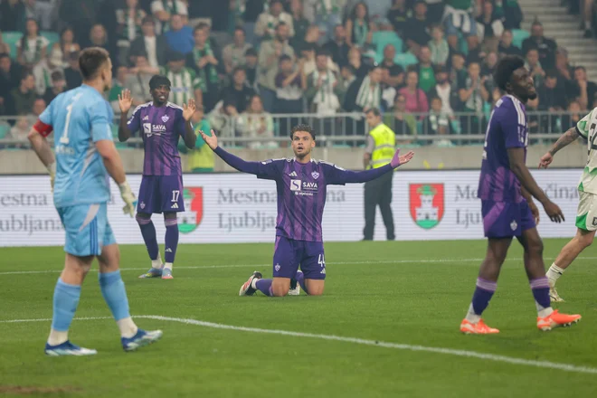 Mariborska obramba ni dovolilo veliko priložnosti Ljubljančanom FOTO: Voranc Vogel/Delo