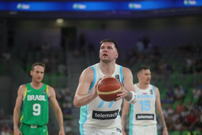 Luka Dončić bo igral za Slovenijo tudi konec letošnjega poletja. FOTO: Črt Piksi