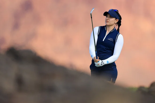 Ana Belac v tej sezoni elitne turneje LPGA kaže velik napredek v svoji igri. FOTO: Sean M. Haffey Getty/AFP
